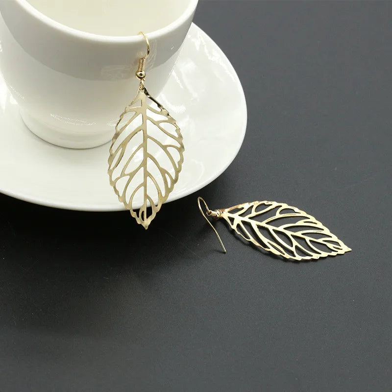 Whimsical Leaf Cascade Earrings