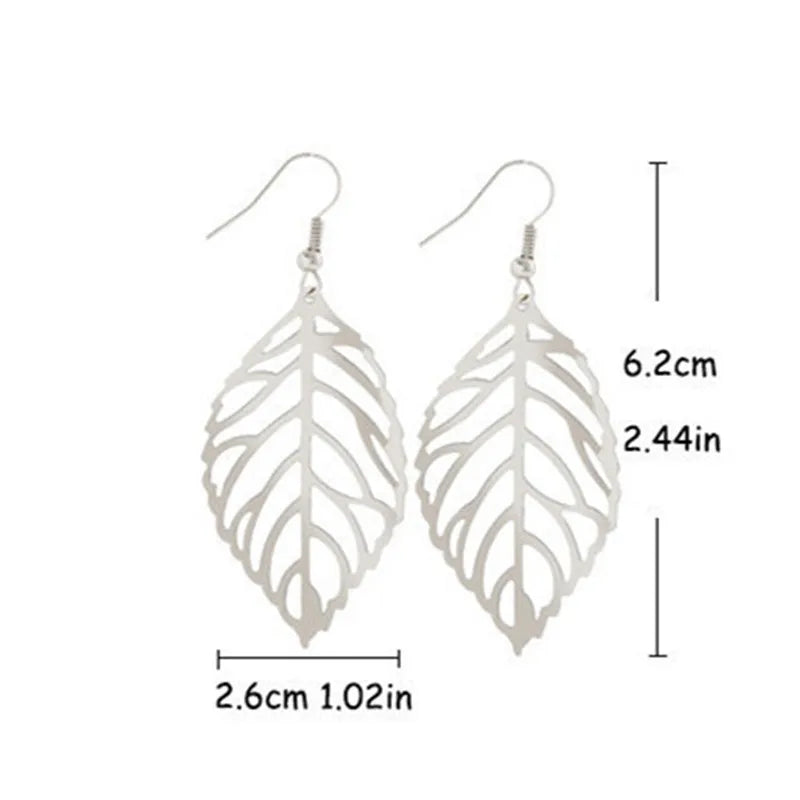 Whimsical Leaf Cascade Earrings