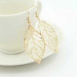 Whimsical Leaf Cascade Earrings