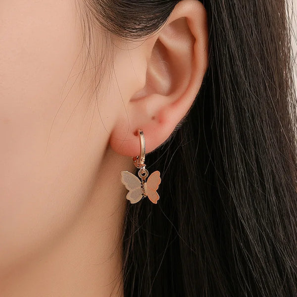 Fluttering Wings Dangle Earrings