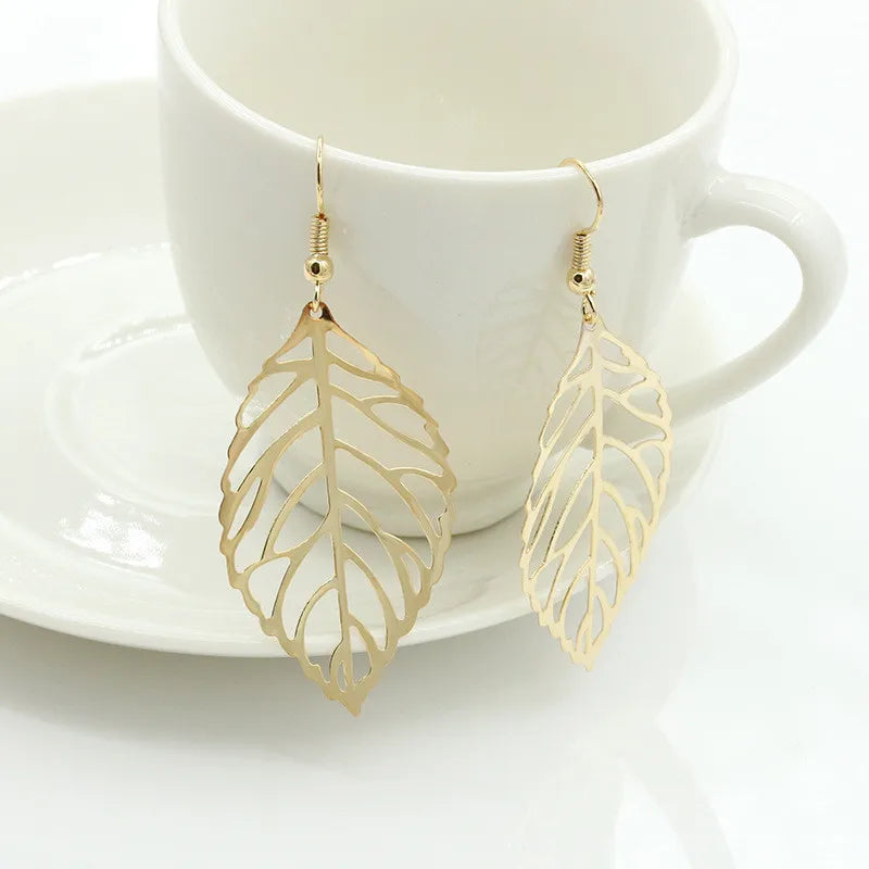 Whimsical Leaf Cascade Earrings